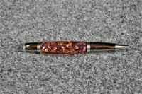 Image 2 of Copper Steampunk Pen, Luminous Color Changes in Purple, Blue, and Black. #0255