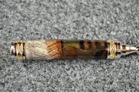 Image 2 of Letter Opener Knife, Turkey Feather Envelope Slicer with Outdoor Scene Cast in Clear Resin,  # 0273