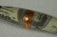 Image 3 of Letter Opener Gift with Money,  Coin Ring on Envelope Slicer,  #0156