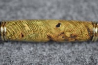 Image 5 of Olive Wood Pen, Gold Titanium Hardware, Stabilized Spalted Wood,  #0276