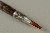 Image 5 of Deer Hunter Pheasant Feather Pen, Bolt Action Pewter Ballpoint, #0230