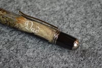 Image 5 of Pheasant Feather Pen, Dad in White Lettering  #0114