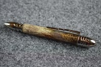 Image 5 of Bullet Pen with Civil War Theme using Pheasant Feathers,  Ballpoint for U. S. Historians,  #0603