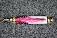 Image 5 of Pink Feather Letter Opener, Majestic Squire Mail Knife,  #0288