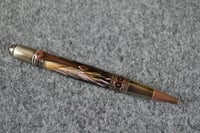 Image 1 of Black Feather Pen with Cherry Copper Finish, 0138