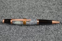 Image 1 of Money Pen, Wheat Penny Ballpoint with One Dollar Bill, #0246