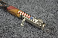 Image 2 of Patriotic Eagle Pen, U S Constitution and White Feathers,  #0212