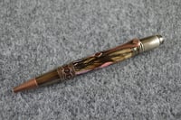 Image 3 of Black Feather Pen with Cherry Copper Finish, 0138