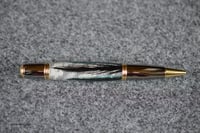 Image 4 of Custom Resin Feather Pen with White Lace, Acrylic Ballpoint,   #087