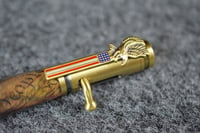 Image 3 of Patriotic Eagle Pen, U S Constitution and White Feathers,  #0211