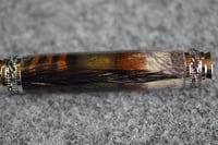 Image 3 of Letter Opener Knife, Turkey Feather Envelope Slicer with Outdoor Scene Cast in Clear Resin   0249