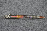 Image 5 of Patriotic Eagle Pen, U S Constitution and White Feathers,  #0212