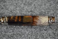 Image 4 of Letter Opener Knife, Turkey Feather Envelope Slicer with Outdoor Scene Cast in Clear Resin   0249