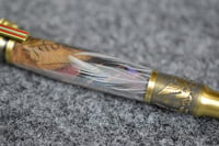 Image 5 of Patriotic Eagle Pen, U S Constitution and White Feathers,  #0211