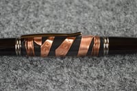 Image 5 of Copper Coil Steampunk Pen,  Spiral Metal and Wire, #0258