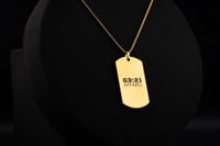 Image 3 of Men's Revelation 3v8 Necklace (GOLD)