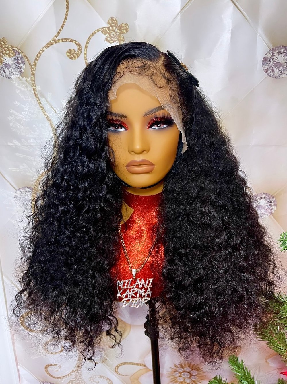 Malia  26” Curly Frontal Unit  