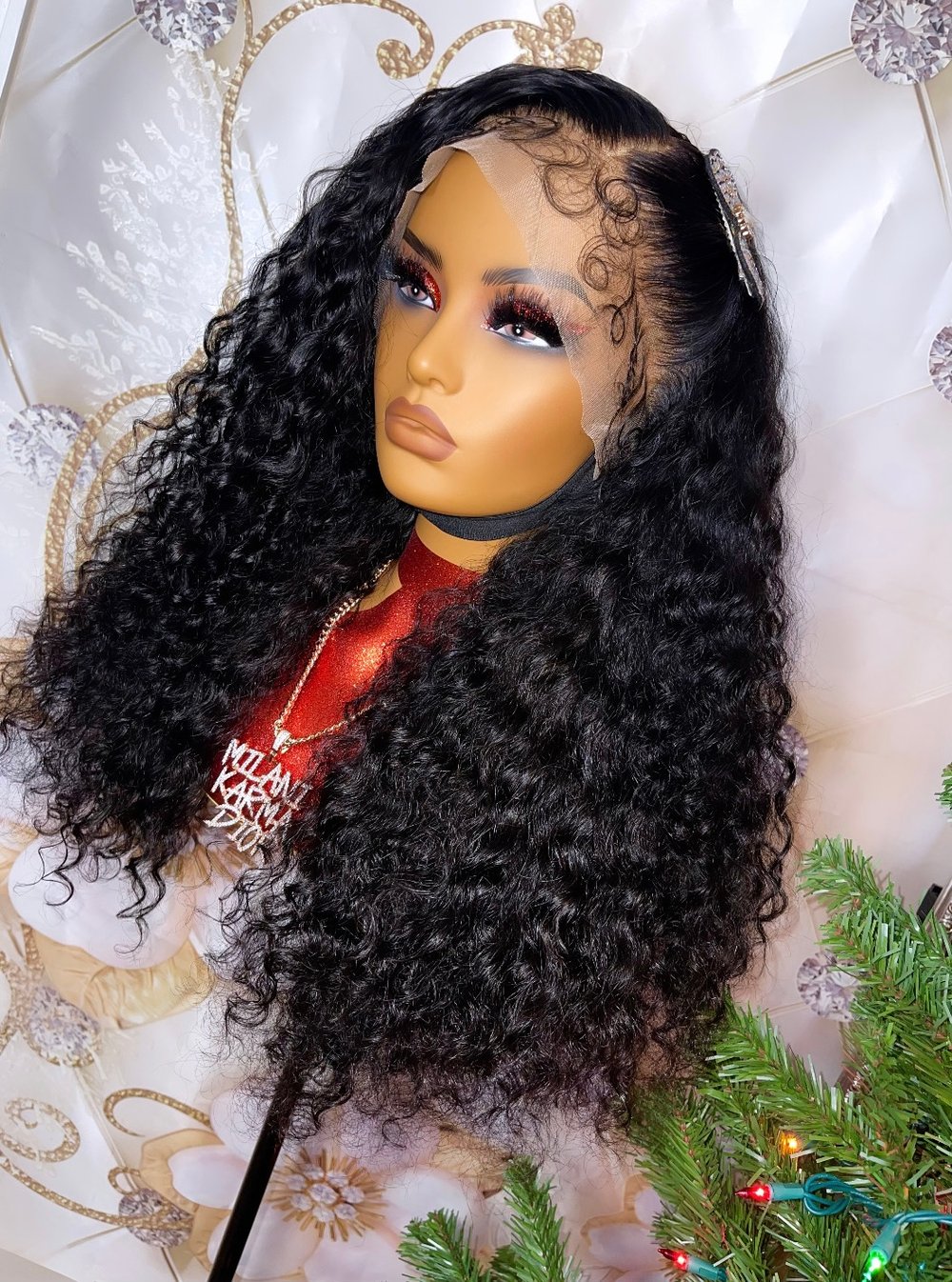 Malia  26” Curly Frontal Unit  