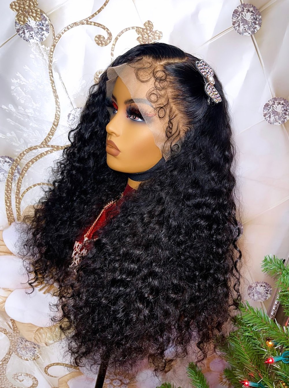 Malia  26” Curly Frontal Unit  