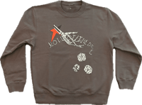 ROLL OF THE DICE Crewneck Sweater (Charcoal)