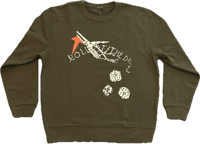 ROLL OF THE DICE Crewneck Sweater (Olive)