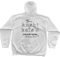 Image 2 of Kushikatsu Zip-up Hoodie (White)