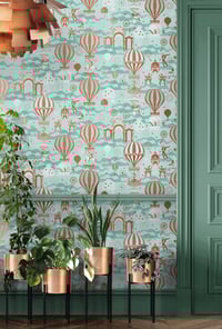 Image 1 of Pleasure Gardens - Pale Verdigris & Copper