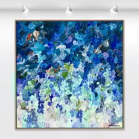Image 1 of Oceanum irides III - 104x104cm FRAMED