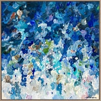 Image 3 of Oceanum irides III - 104x104cm FRAMED