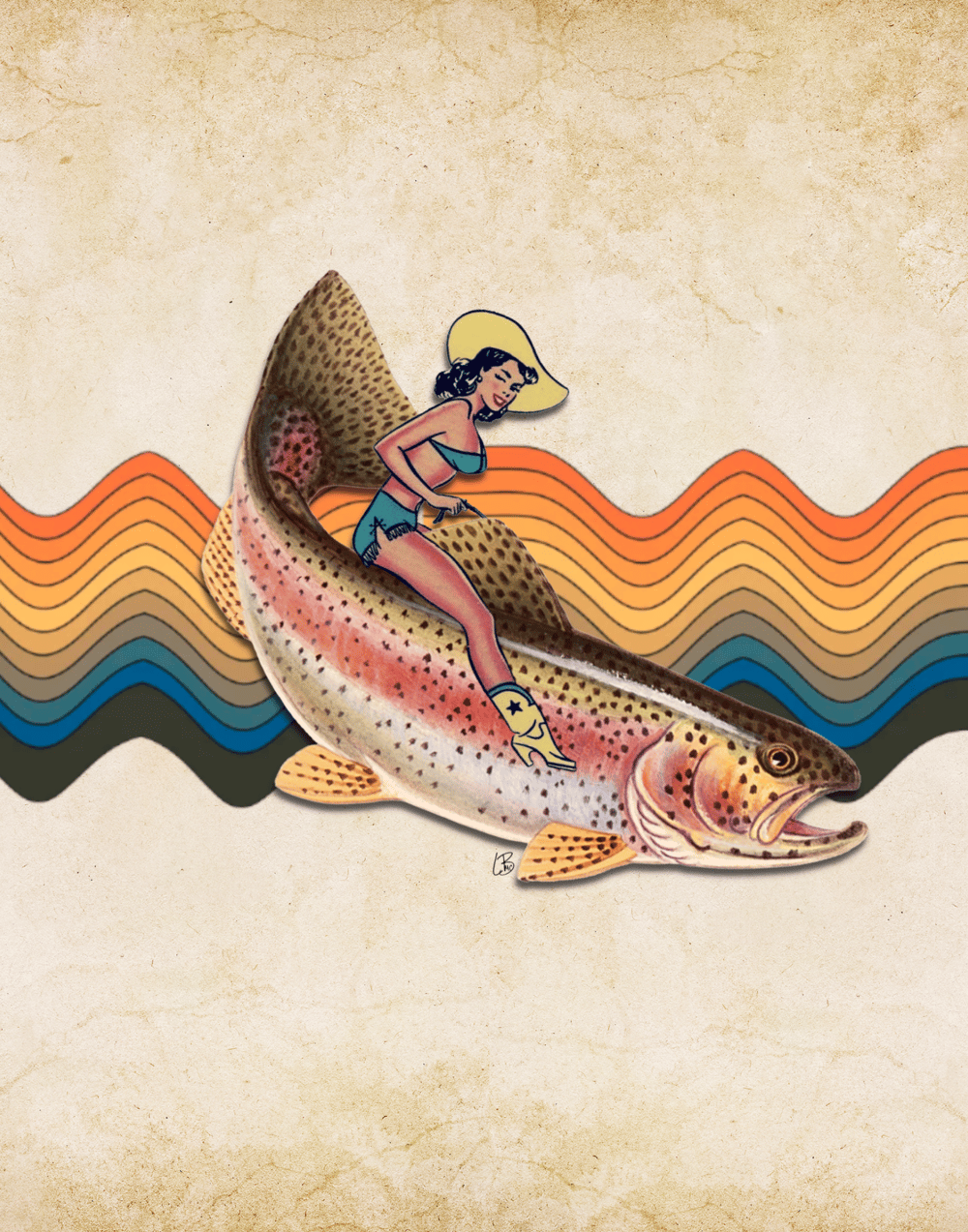 Fresh Trout Poster Print 