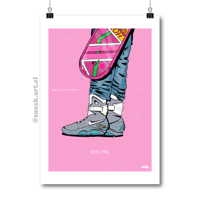 Image 1 of Sneaker Poster AIR MAG x “Back To The Future 2”