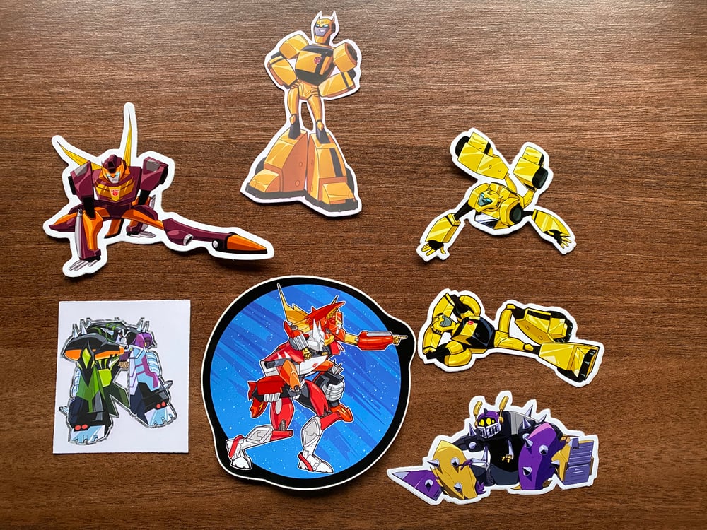 Image of Transformers Full Color Stickers