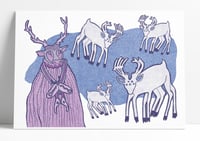 Deer Man print
