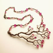 Image of Hand Twisted Tree Necklace in Cherry Blossom