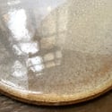 SAND - sepia stoneware plate 23cm - 02