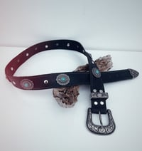 Image 2 of Turquoise Concho Belt