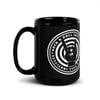 Official R&RI Black Glossy Mug