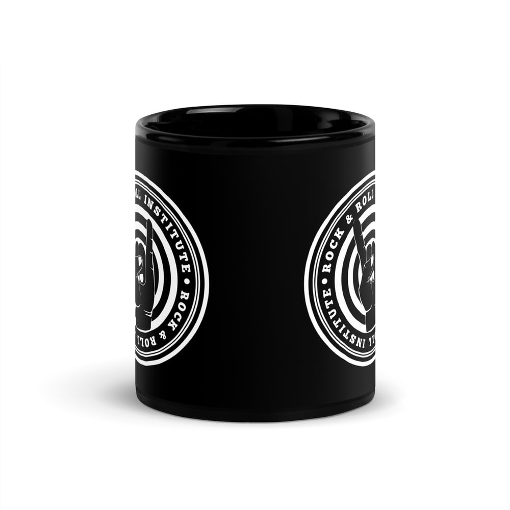Official R&RI Black Glossy Mug