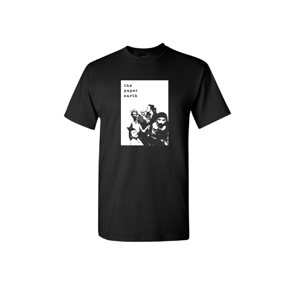 Image of "The Paper Earth" Self-Titled Album Tee (Black)