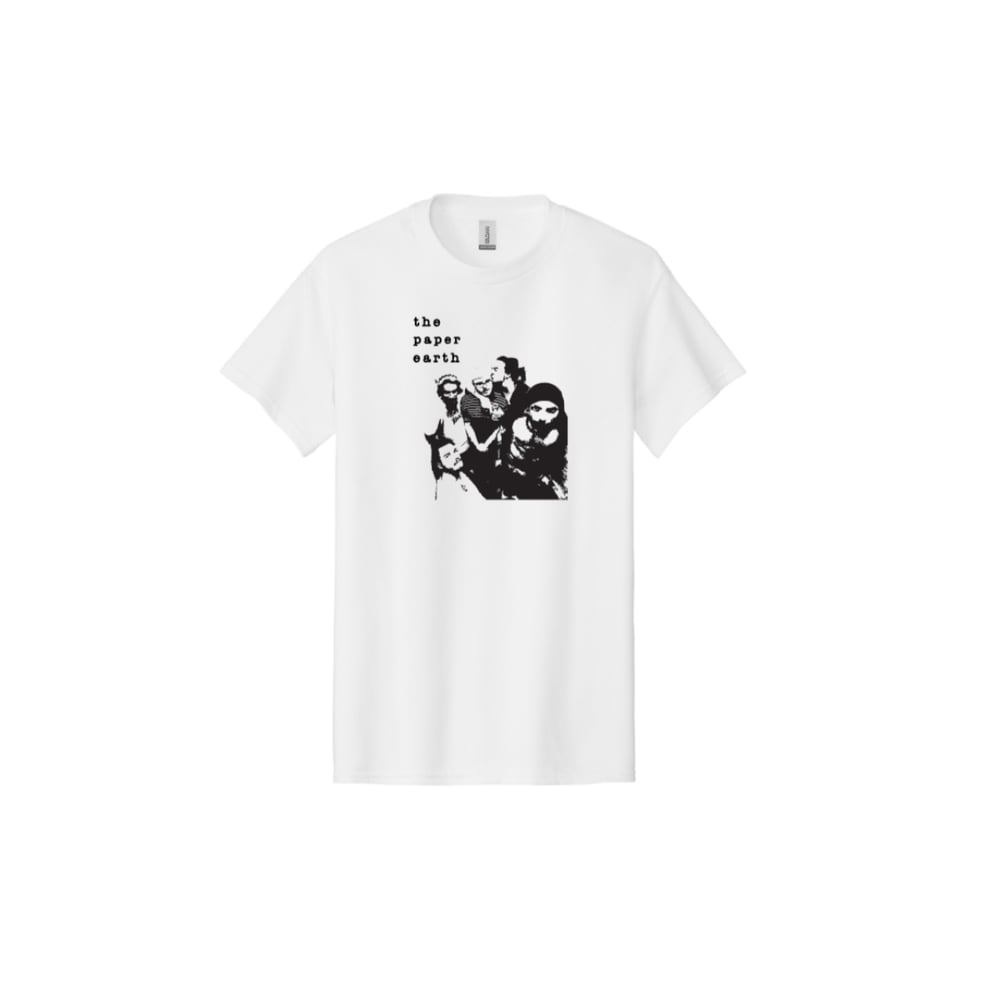 Image of "The Paper Earth" Self-Titled Album Tee (White)