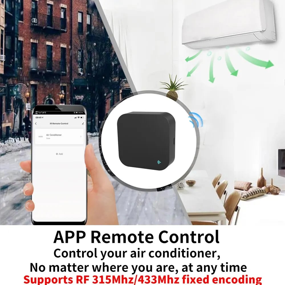 SmartLink™ Tuya WiFi RF IR Remote Control for Smart Home