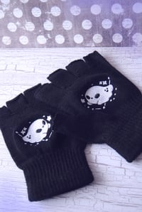 Image 2 of Fingerless Ghost Gloves