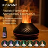 AuraGlow™ Nordic Flame Aromatherapy Humidifier with Atmosphere Light