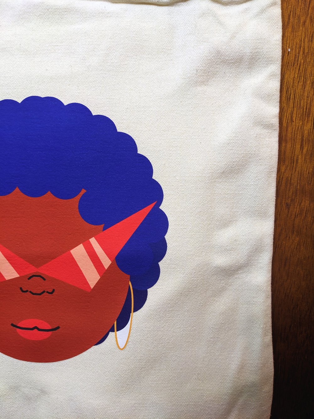 Image of Afro Blerd canvas bag