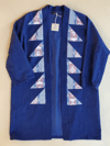 Pieced Studio Coat (Blue)