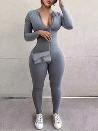 Image 3 of Long sleeve jumpsuits