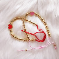 Image 2 of Beaded heart bracelets