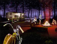 CAMP FIRE PRINT