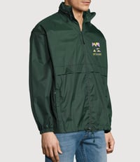 Image 3 of Blank Windbreaker: Bottle Green