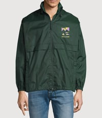 Image 1 of Blank Windbreaker: Bottle Green